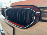 5 Series - G30 Facelift: Gloss Black Double Slat Style LED Grill 20-23