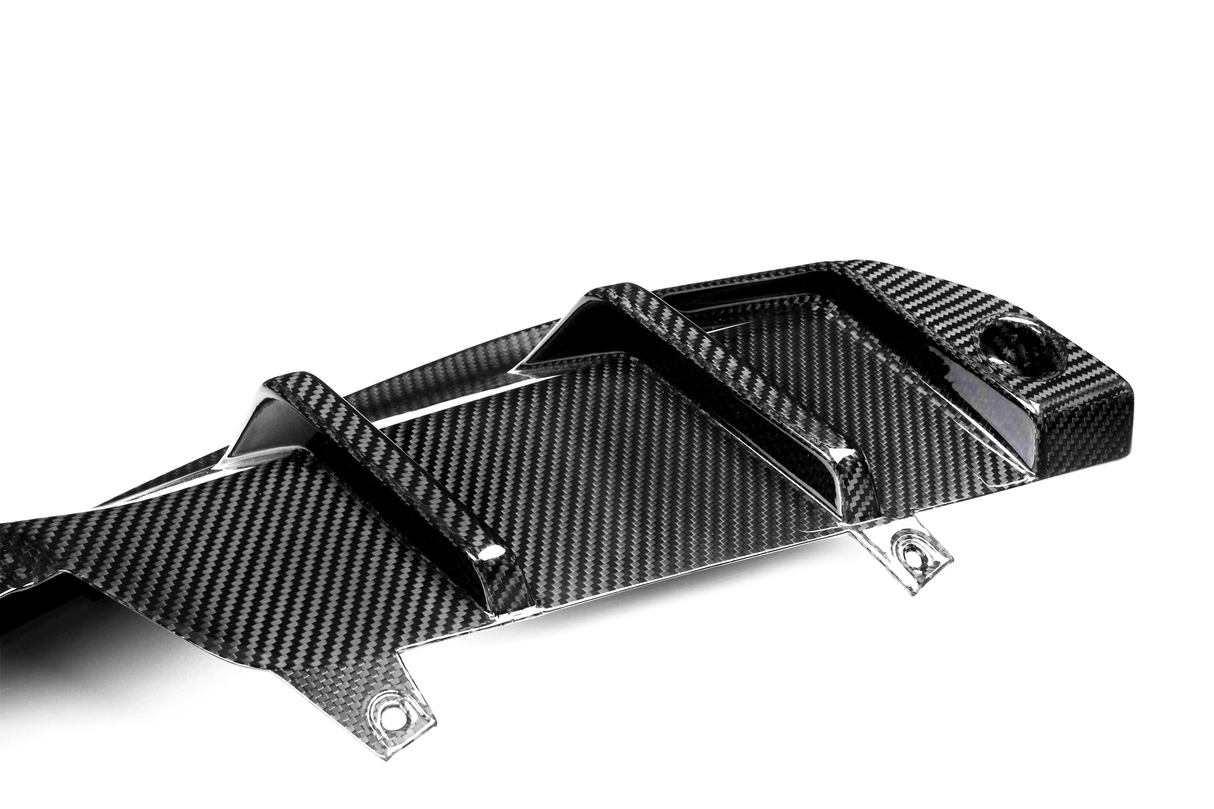 4 Series - i4: Dry Carbon Fibre SOOQOO Style Rear Bumper Diffuser 22+