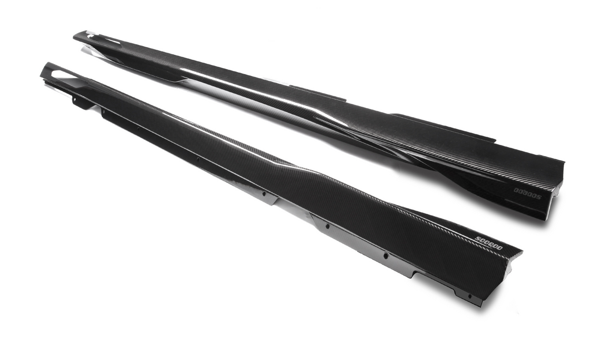 4 Series - G26: Dry Carbon Fibre SOOQOO Style Side Skirts 20-24