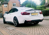 4 Series - F32 Coupe: Pre-preg Dry Carbon Fibre M4 Style Spoiler 14-20