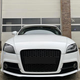 TT - MK2 8J: Gloss Black RS Honeycomb Badgeless Grill 08-14