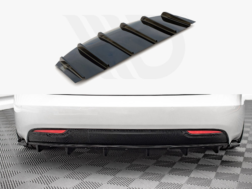 Model S: Gloss Black Maxton Rear Diffuser 16-20