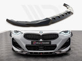 2 Series - G42: Gloss Black Maxton Front Splitter V2 21+