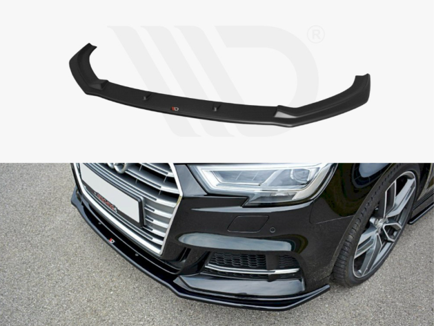 A3 - 8V/8VS Facelift: Gloss Black Maxton Front Splitter 16-20