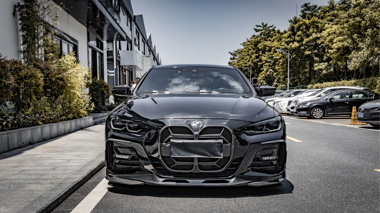 4 Series - G22: Dry Carbon Fibre SOOQOO Style Front Lip Splitter 20+