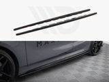 1 Series - F40: Gloss Black Maxton Side Skirts V1 20-24