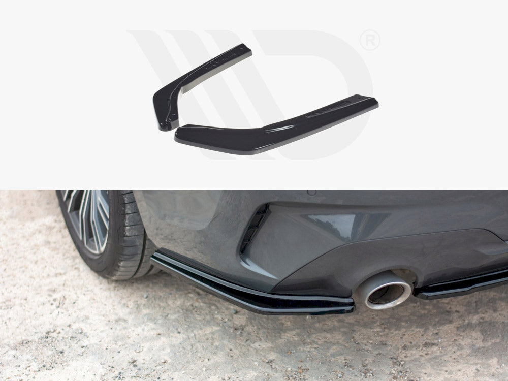 3 Series - G20: Gloss Black Maxton Rear Side Splitters 19-22