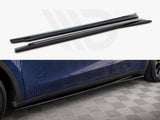 Model Y: Gloss Black Maxton Side Skirts V1 20+