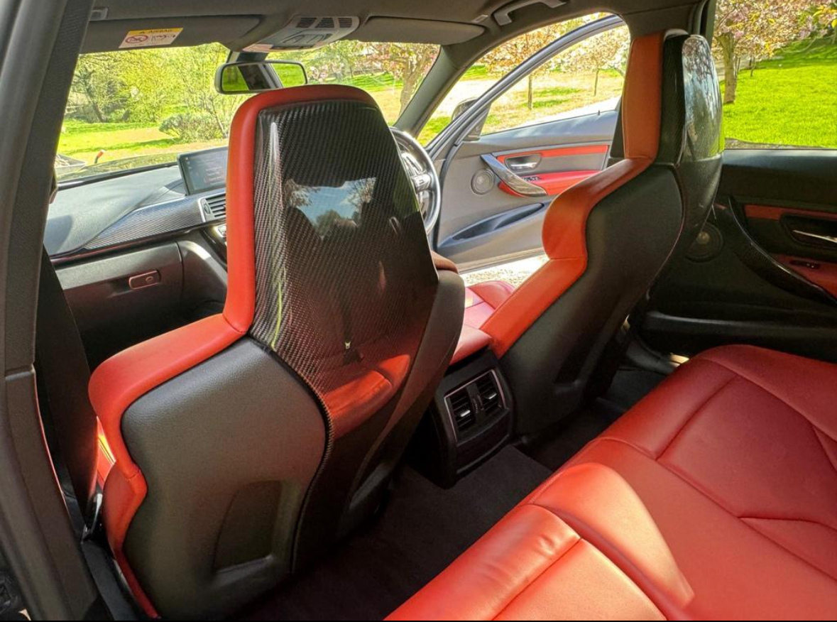 M3 - F80: Carbon Fibre Seat Covers 14-20