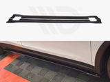 Model X: Gloss Black Maxton Side Skirts V2 15+