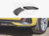 A1 - GB: Gloss Black Maxton Rear Side Splitters 18+