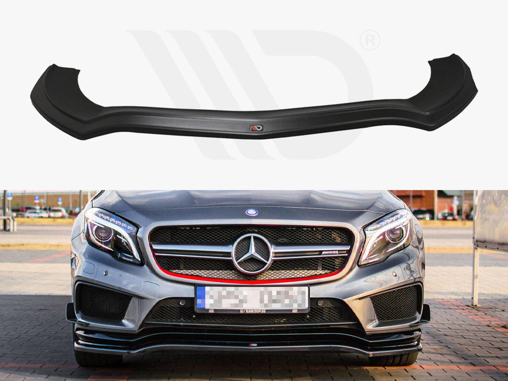 GLA 45 - X156: Gloss Black Maxton Splitter V1 14-17