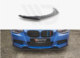 1 Series - F20/F21 Pre-Facelift: Gloss Black Maxton Front Splitter 11-15