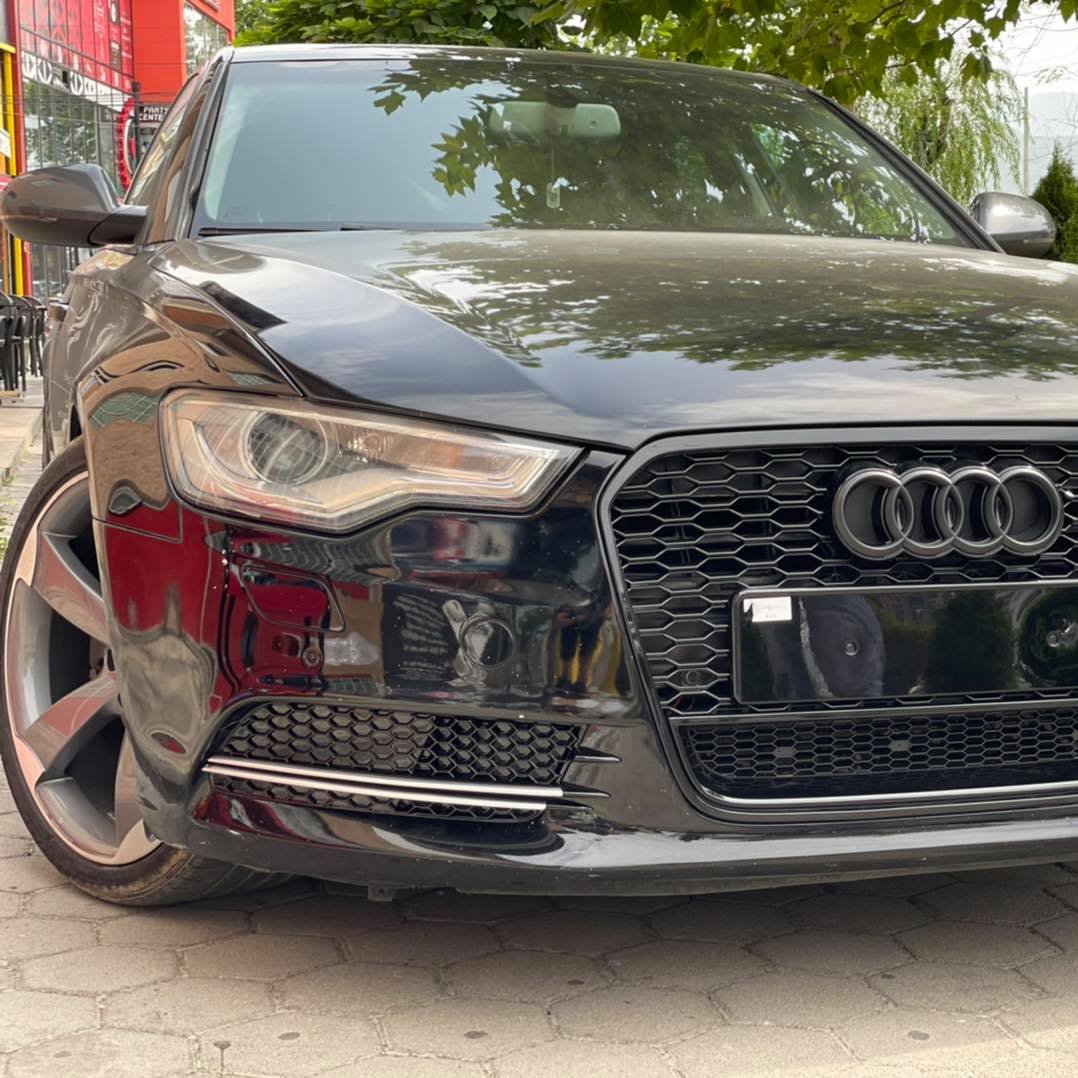 A6 - C7 Pre-Facelift: Gloss Black Honeycomb Style Fog Light Covers 11-15