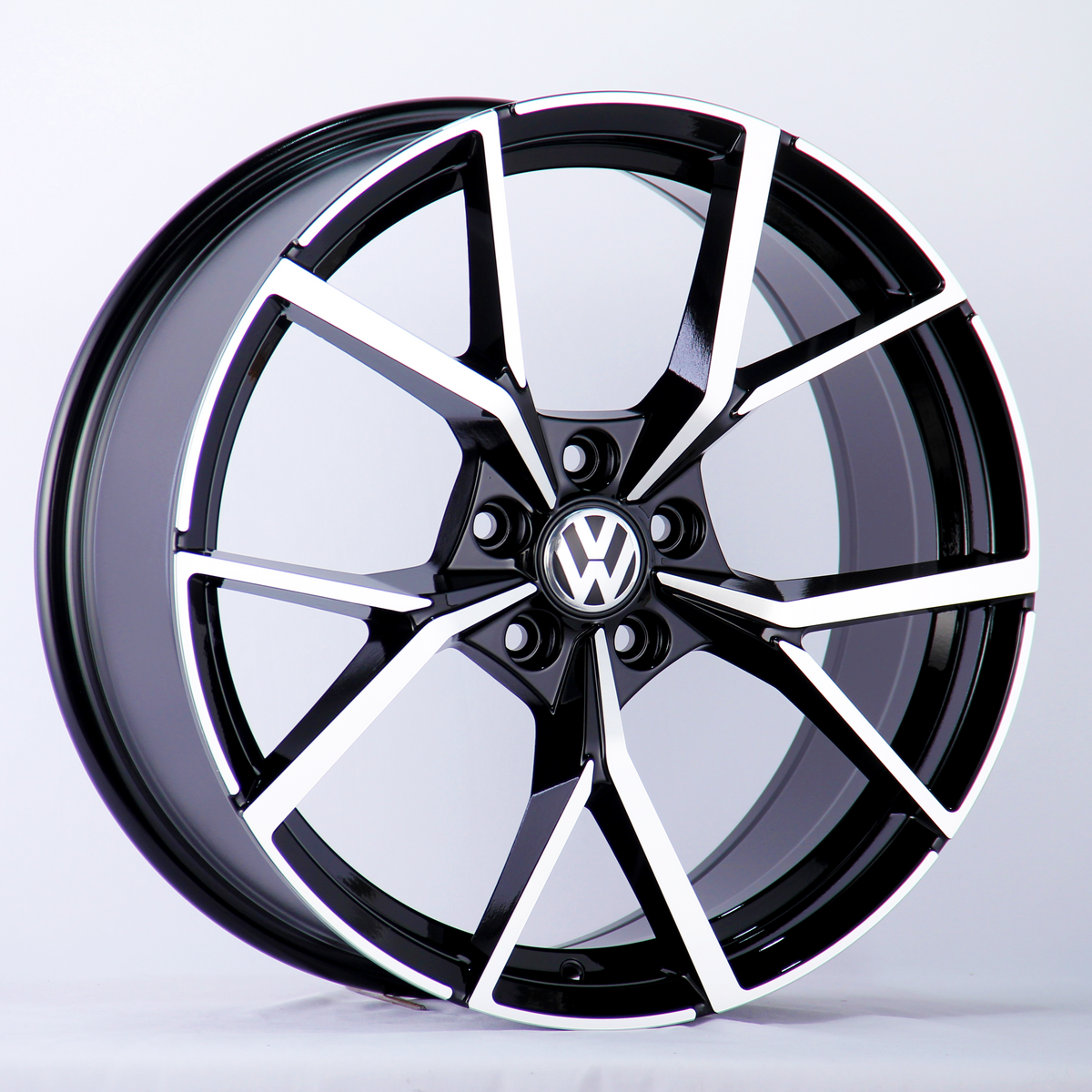 VW Arteon Alloy Wheels Diamond Cut R Style – Carbon Accents