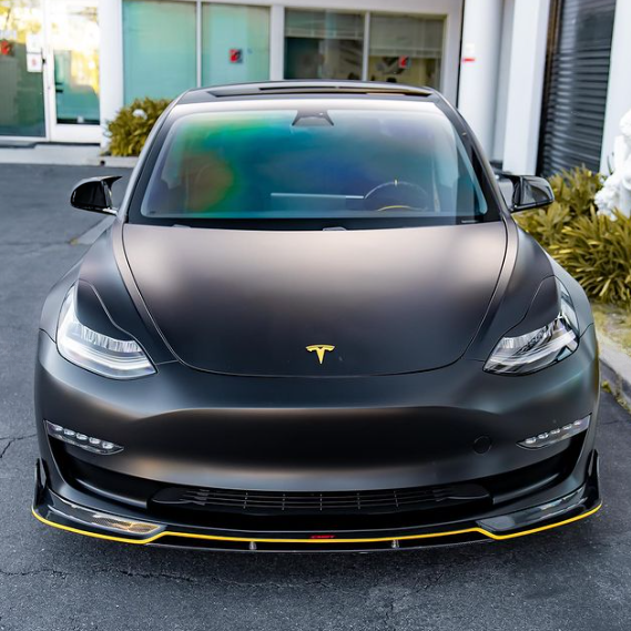 Tesla Model 3: Gloss Black Wing Mirror Covers 19-21