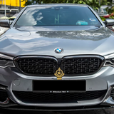 5 Series - G30/G31 Pre-Facelift: Gloss Black Diamond Style Grill 17-20