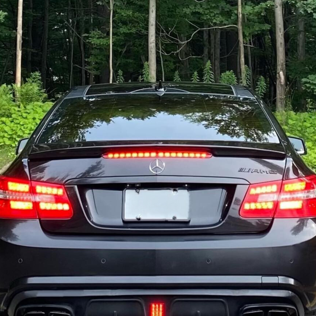 E Class - W207: Gloss Black AMG Style Spoiler 11-16