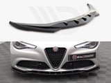 Giulia - Sport: Gloss Black Maxton Front Splitter V2 16+