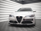 Giulia - Sport: Gloss Black Maxton Front Splitter V2 16+