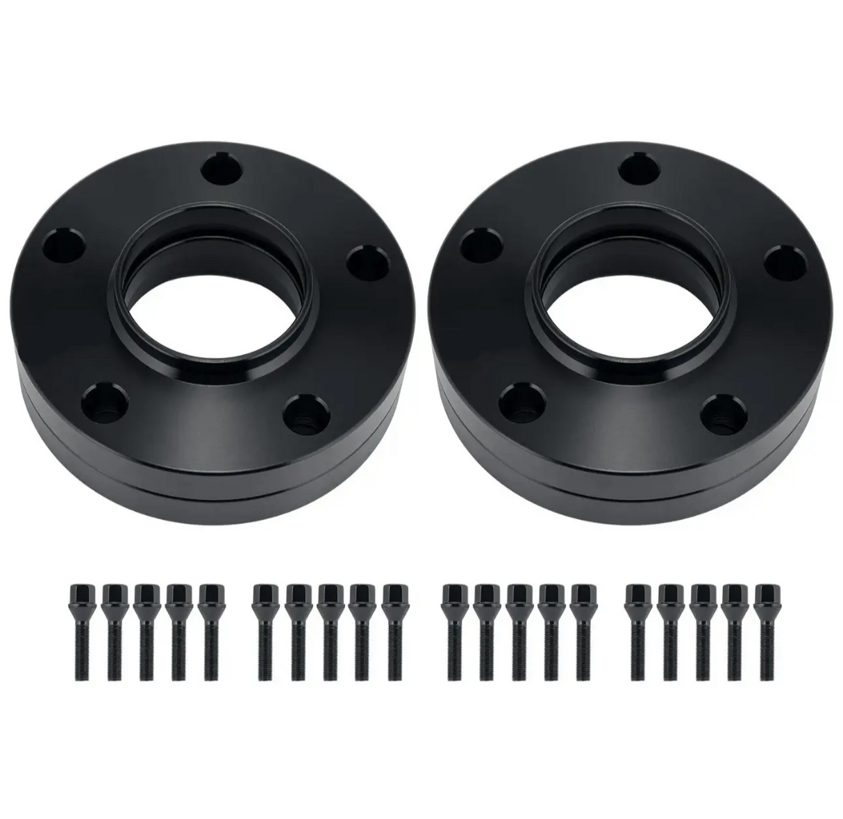 Golf - MK6/MK7/MK7.5/MK8: Black Wheel Spacers & Bolts 09+