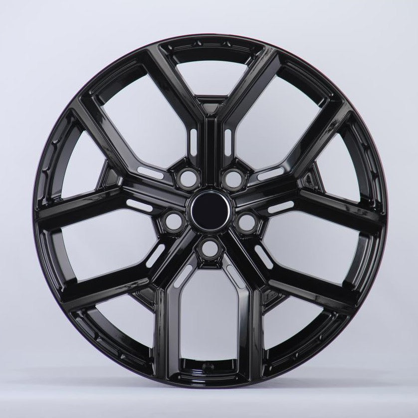 VW Amarok Alloy Wheels Black Milled Black Edition Style – Carbon Accents