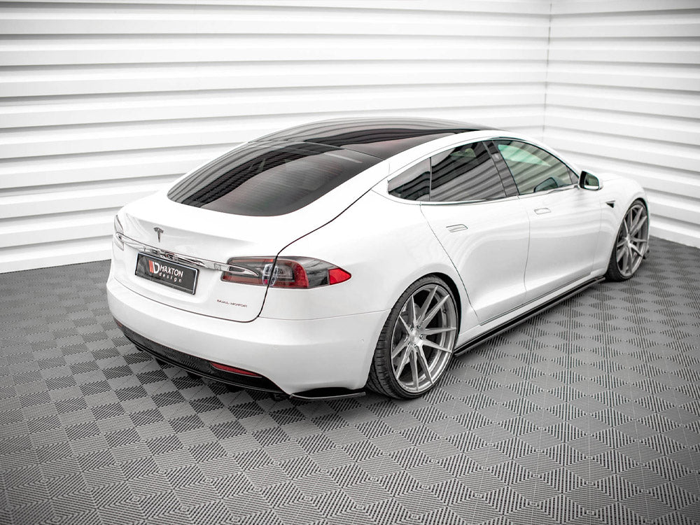 Model S: Gloss Black Maxton Rear Diffuser 16-20