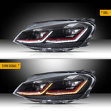 Golf - MK7: Red-Line Dynamic LED Headlights 13-16