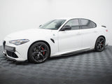 Giulia - Quadrifoglio: Gloss Black Maxton Side Skirts 16+