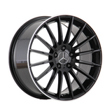 C Class - W204: 18" Gloss Black Turbine Style Alloy Wheels 07-14