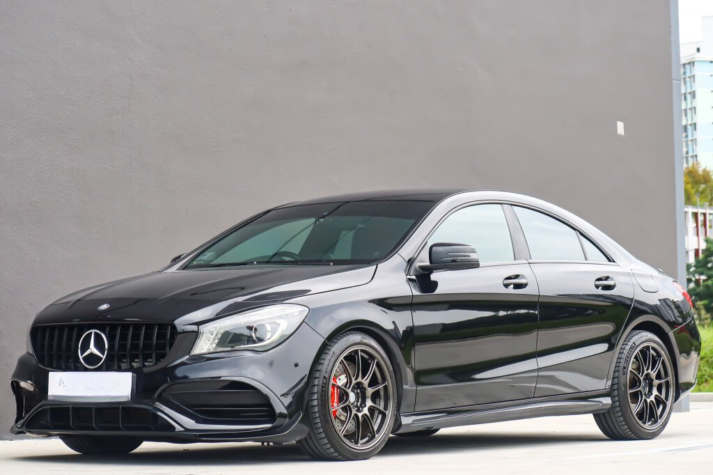 CLA - W117: Gloss Black Front Canards 16-18