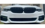 5 Series - G30/G31 Pre-Facelift: Gloss Black Diamond Style Grill 17-20