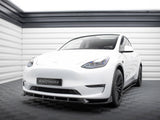 Model Y: Gloss Black Maxton Front Splitter V1 20+