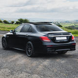 E Class - W213 Saloon: Black Rear Diffuser 16-20