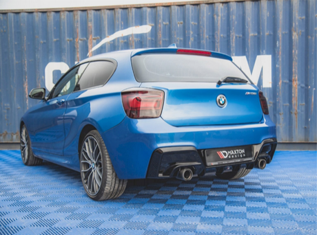 1 Series - F20/F21 Pre-Facelift: Gloss Black Maxton Rear Diffuser 11-15