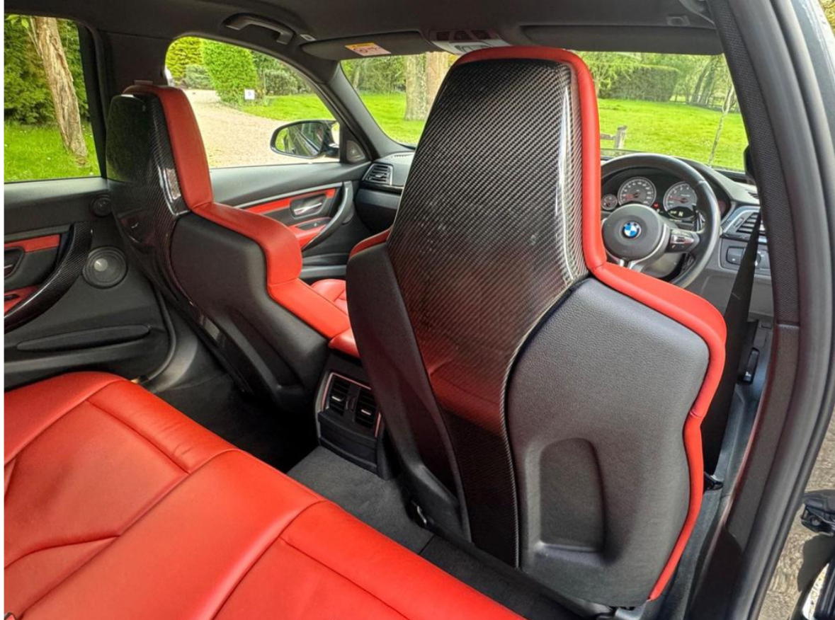 M3 - F80: Carbon Fibre Seat Covers 14-20