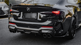 4 Series - G22: Dry Carbon Fibre SOOQOO Style Rear Bumper Diffuser 20+