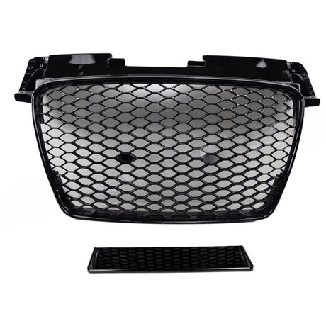 TT - MK2 8J: Gloss Black RS Honeycomb Badgeless Grill 08-14