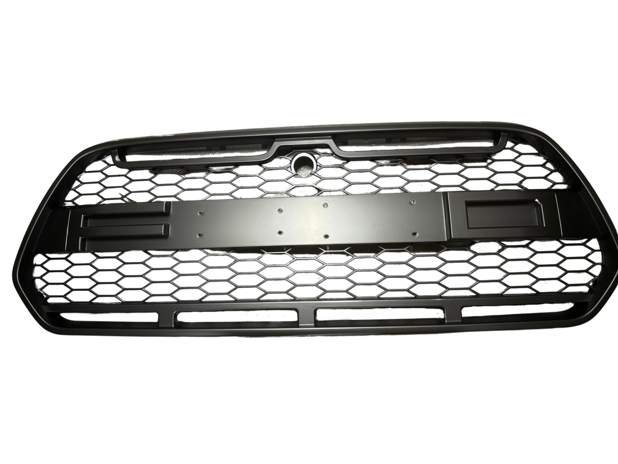 Ford Transit - MK8: Matt Black Honeycomb Style Grill 15-18