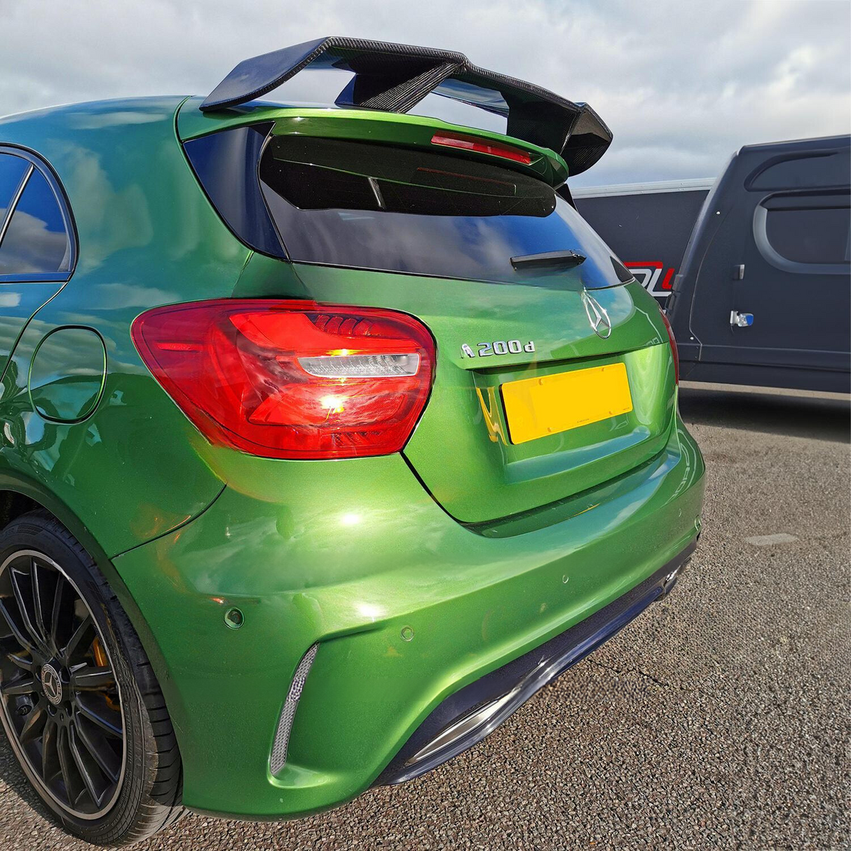 A Class - W176: Carbon Fibre A45 Style Aero Spoiler 13-18