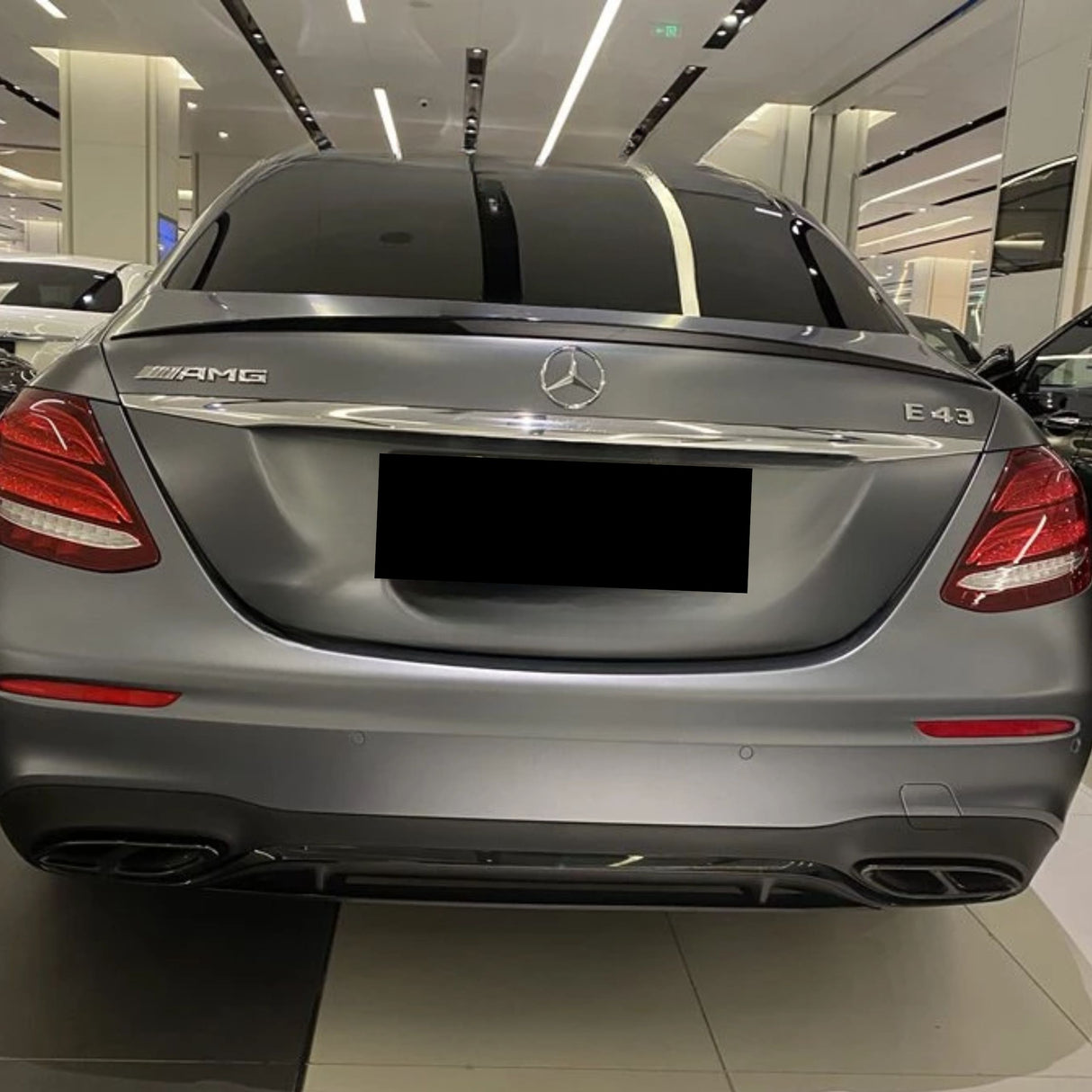 E Class - W213: Gloss Black E63 Style Spoiler 16-20