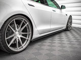 Model S: Gloss Black Maxton Side Skirts 16-20