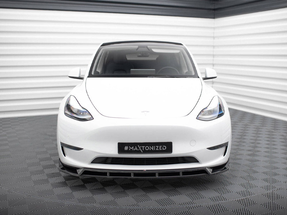 Model Y: Gloss Black Maxton Front Splitter V2 20+