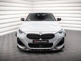 2 Series - G42: Gloss Black Maxton Front Splitter V2 21+