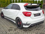 A Class - W176 Pre-Facelift: Gloss Black Maxton Rear Side Splitters 13-15