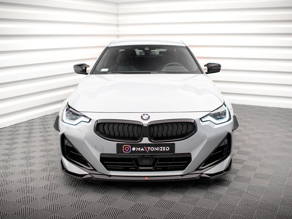 2 Series - G42: Gloss Black Maxton Front Splitter V1 21+