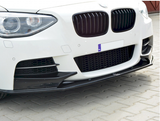 1 Series - F20/F21 Pre-Facelift: Gloss Black Maxton Front Splitter 11-15