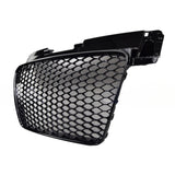 TT - MK2 8J: Gloss Black RS Honeycomb Badgeless Grill 08-14