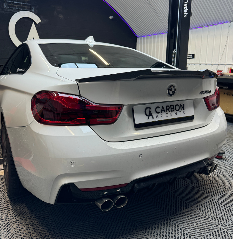 4 Series - F32 Coupe: Pre-preg Dry Carbon Fibre M4 Style Spoiler 14-20