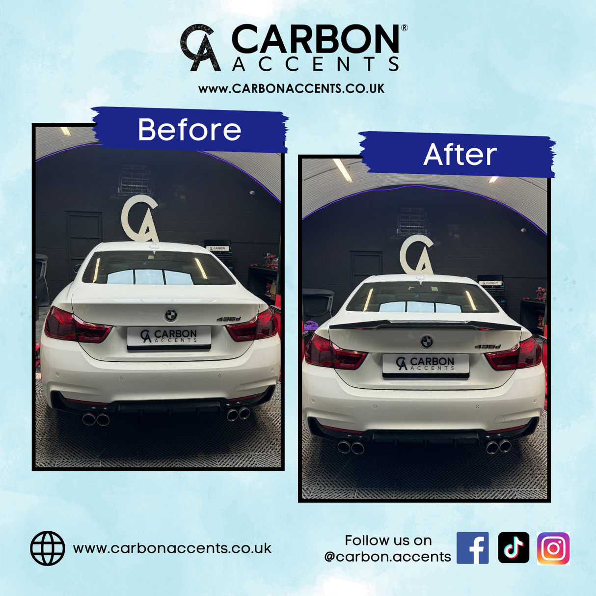 4 Series - F32 Coupe: Pre-preg Dry Carbon Fibre M4 Style Spoiler 14-20